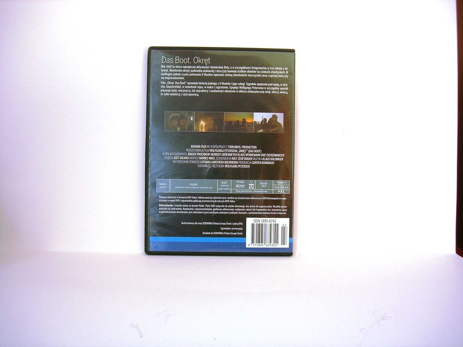 "Okręt. Das Boot" DVD Wolfgang Petersen 1981 kinoteka Dziennika