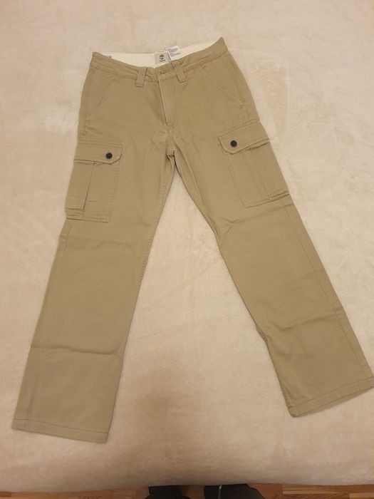 Calças Timberland Khaki tipo Chinos com bolsos laterais