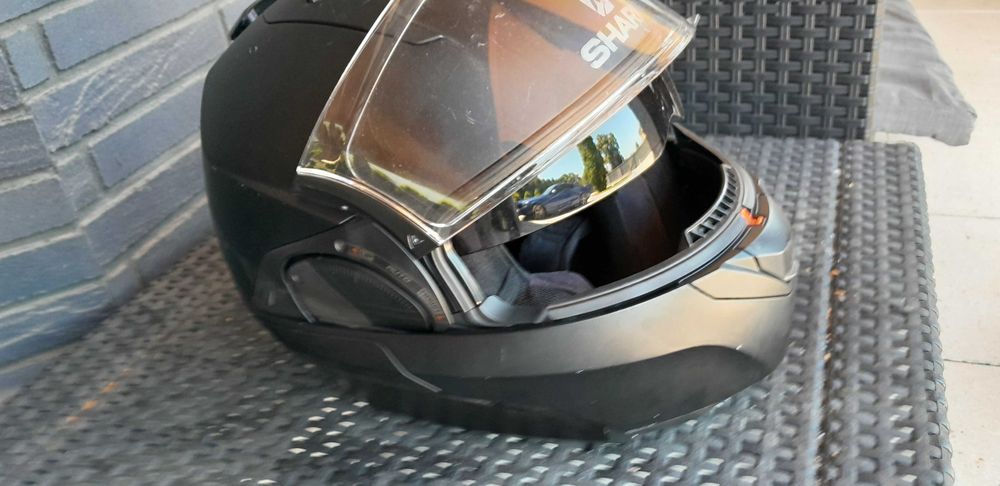 Kask szczękowy Shark EVO GT Blanc matowy