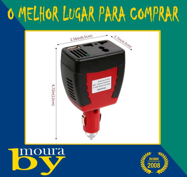 Inversor 150w inversor de potência dc 12v para ac 220v saída