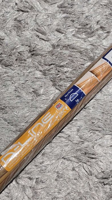 Calha semi-circular 2M 30X15mm madeira NÃO FAÇO ENVIO