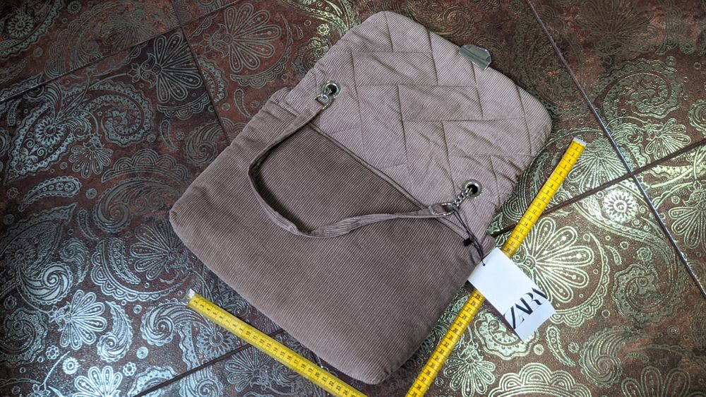 Вельветовая сумка Zara