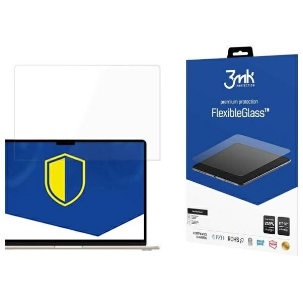 Szkło hybrydowe 3MK FlexibleGlass do Apple Macbook Air M2 2023 / M3 2024 / M4 2025 / M5 2026