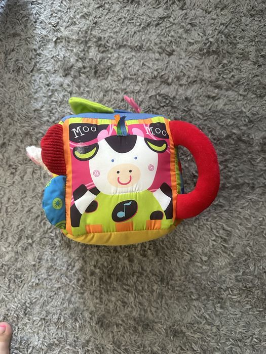 Куб розвиваючий, 16х16х16 см, "Ферма з музичними ефектами", K'S KIDS