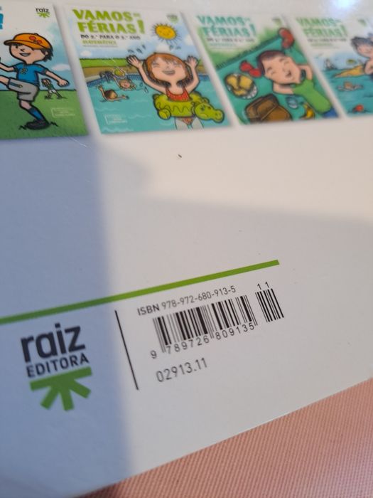 Livro - Vamos de férias  do 1 para o 2 ano