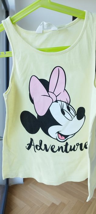Koszulki bez rękawków myszka mini 134/140 h&m