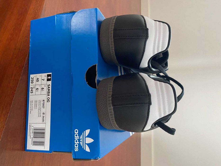 Sapatilhas Adidas Samba OG Originals - senhora -  pretas -  tamanho 40