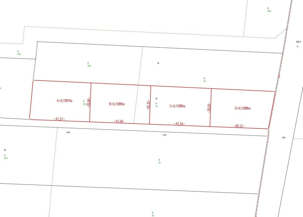 Sprzedam 4 działki budowlane w Mazurowicach - Widok 5