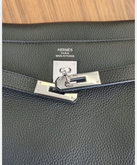 Сумка в стиле Hermes Kelly 25см кожа Togo