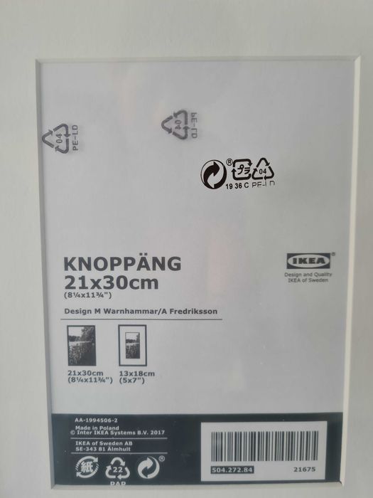 16 Moldura Knoppäng IKEA 21 X 30 NOVAS