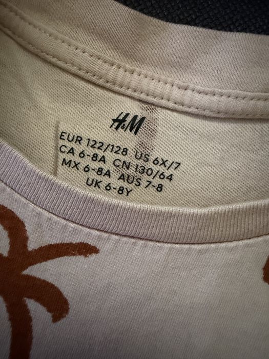 Koszulki tshirty 122/128 h&m