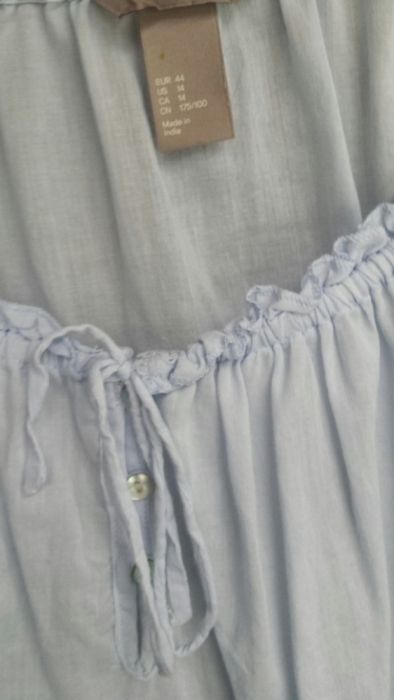 bluzka niebieska -bawełna