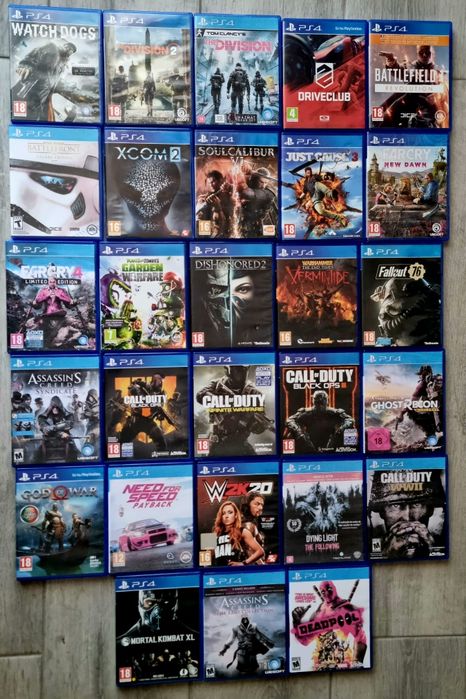 Jogos playstation 3,4 e 5