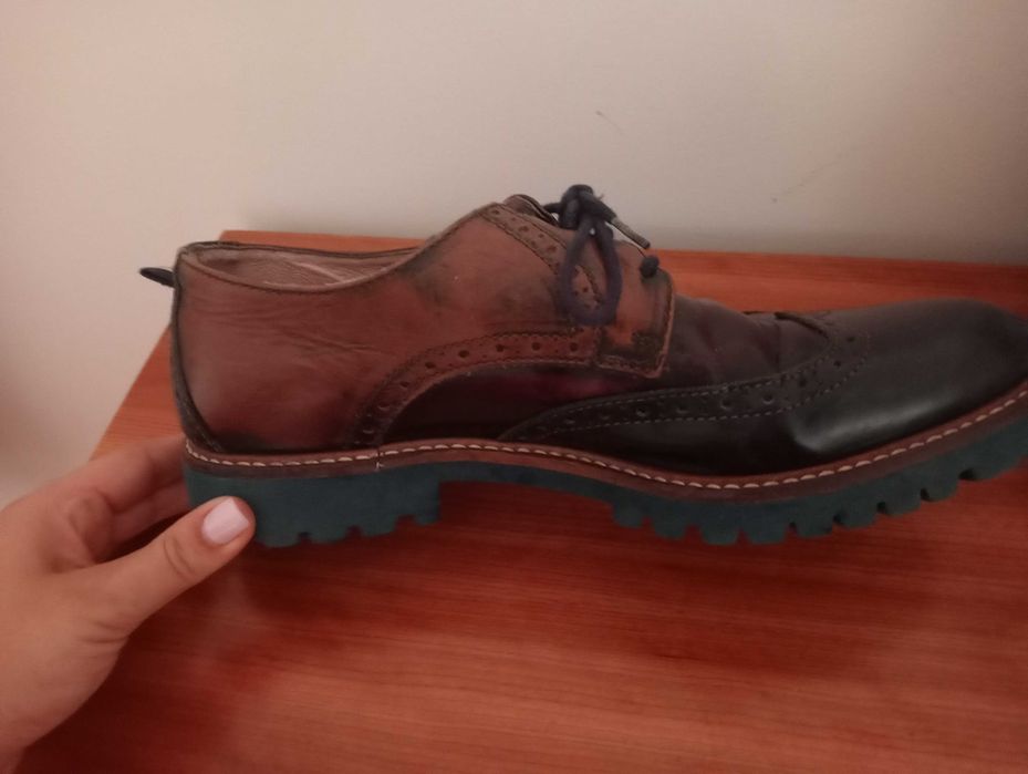 Sapatos homem t. 42 usados 1 vez