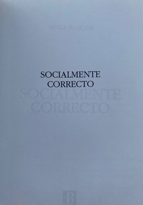 Socialmente correcto de Paula Bobone