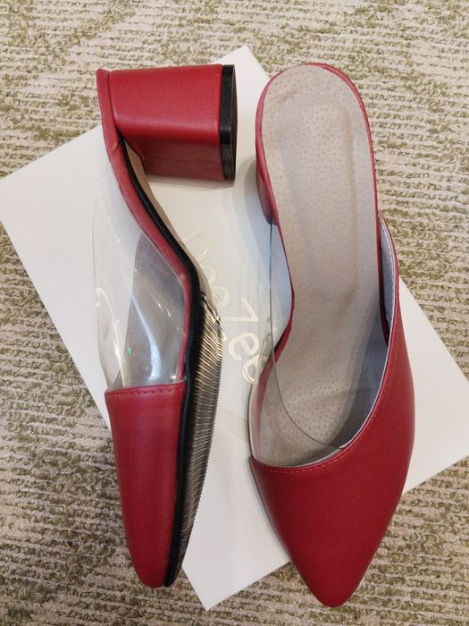 Красивые дамские сабо ручной работы