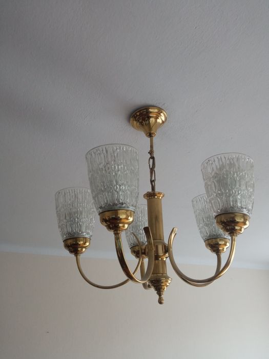 Lampa sufitowa żyrandol 5 salon
