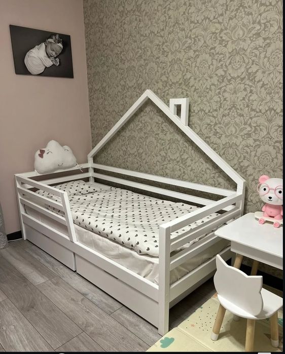 Дитяче ліжко будиночок ліжечко домік будинок вігвам Детская кровать