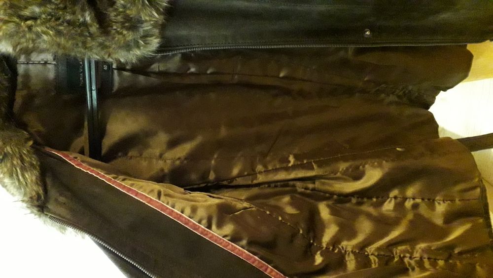 Casaco pele genuína!