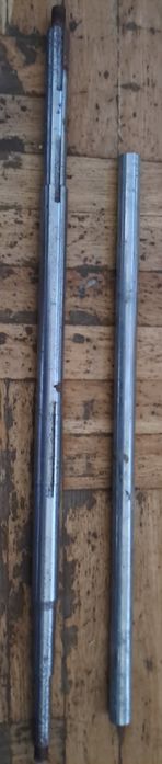 Śruba suportu poprzecznego do  tokarki dwie czesci