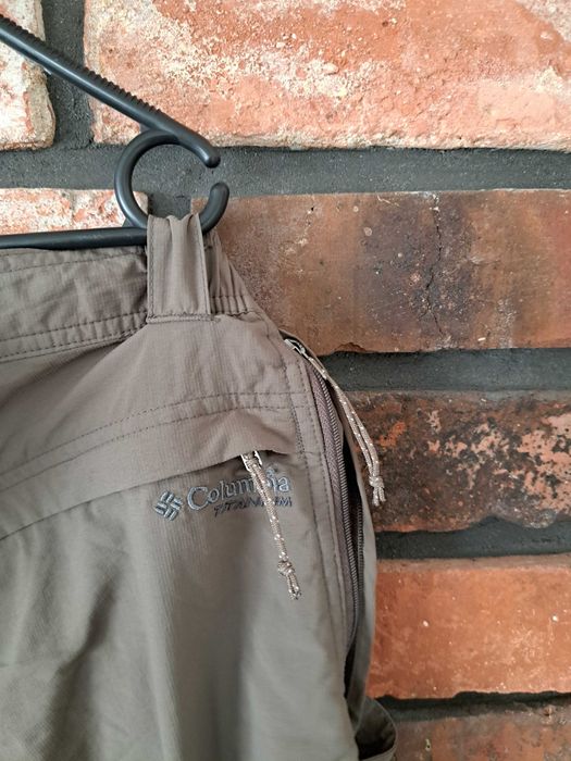 Columbia Titanium lekkie spodenki trekkingowe outdoor khaki XXL