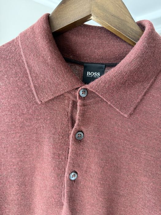 Свитер поло boss