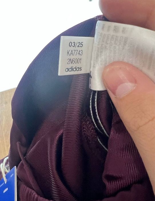 Adidas Firebird sweatpants Marsala ss25 Вишневі Адідас Широкі Спортивки Нові з тегами з магазинну