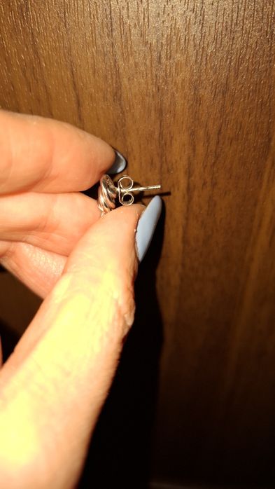 Сережки, серьги серебреные