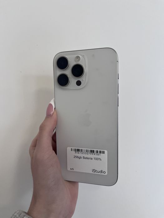 RATY 0% Iphone 15 Pro Max 256 GB BATERIA 100% GWARANCJA 12 miesiecy !!!
