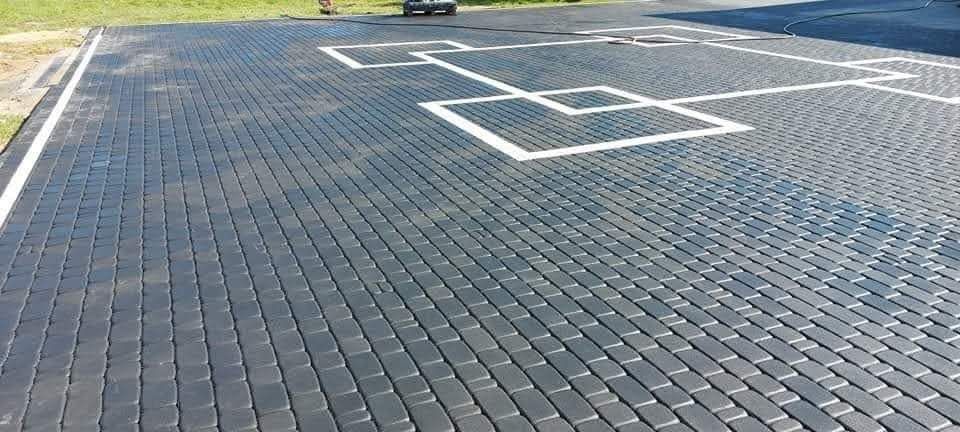 Układanie kostki brukowej !!!