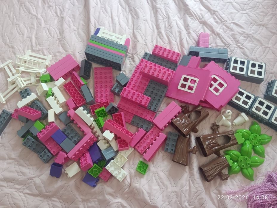 Конструктор, аналог лего дупло 165 деталей