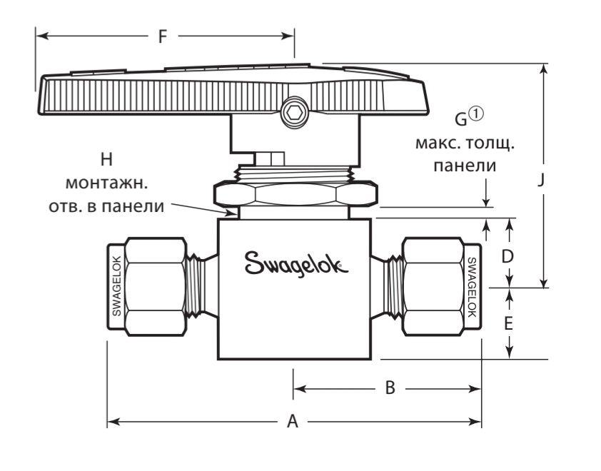 Шаровый кран высокого давления Swagelok