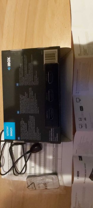 Rozdzielacz splitter hdmi 1-5 pilot,podczerwień
