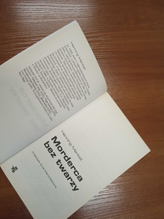 Morderca bez twarzy - Henning Mankell, szwedzki kryminał, powieść