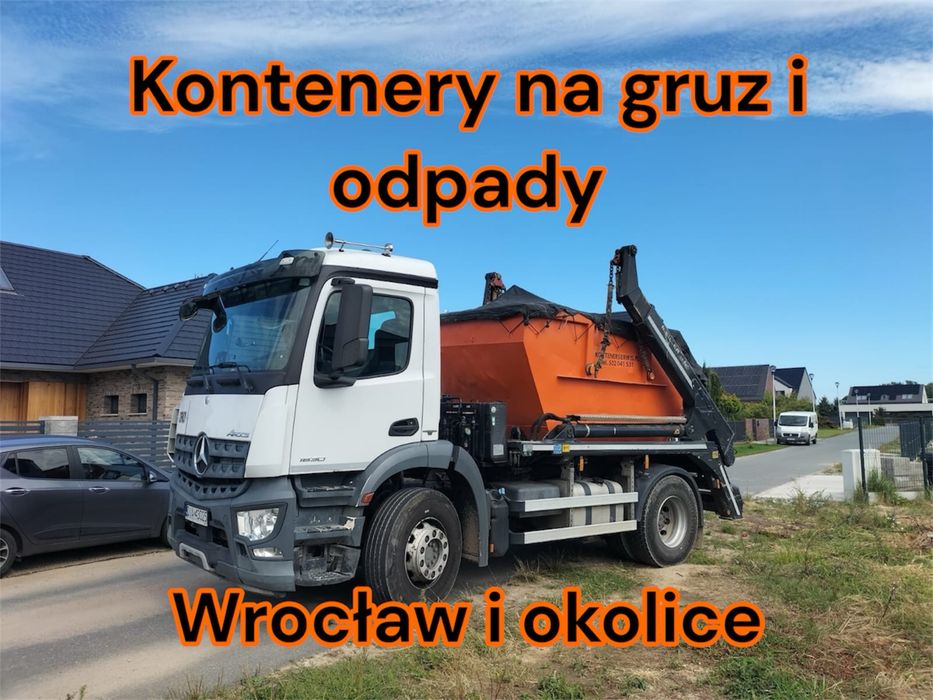 "Najtaniej we Wrocławiu i Okolicach , wywóz gruzu , wynajem kontenerów