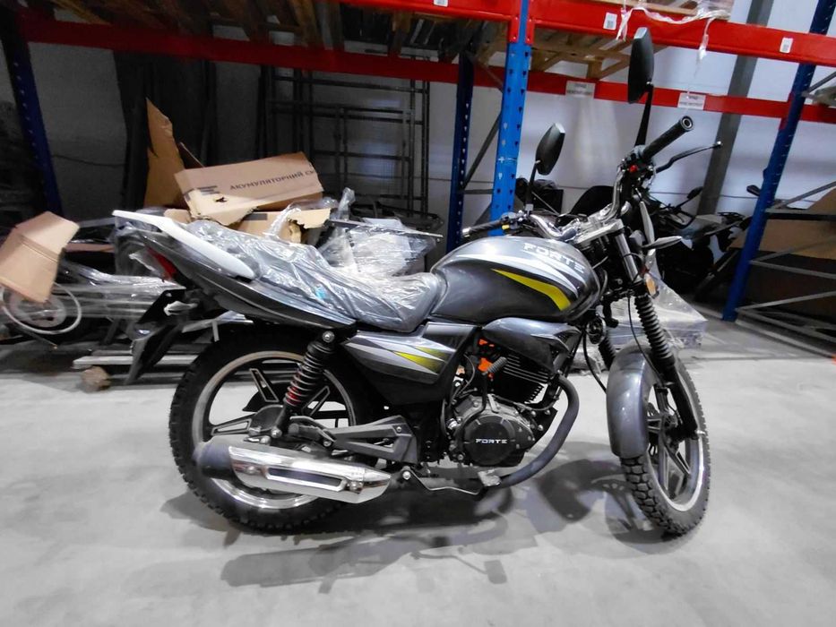 Мотоцикл FORTE FT200-EN (150 дизайн) Сiрий Потрібна заміна акумулятора