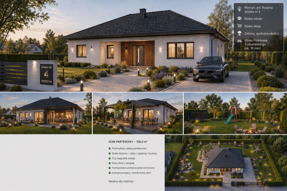 Działki budowlane Mierzyn