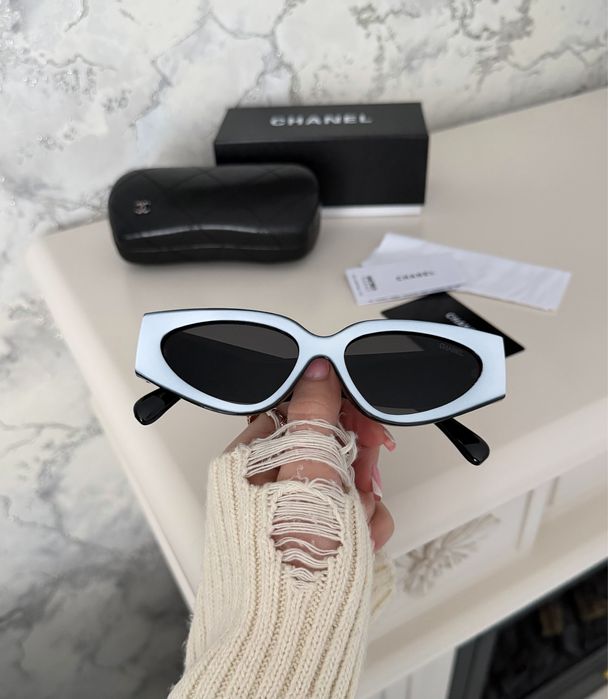 Солнцезащитные очки Chanel полный комплект тренд 2025