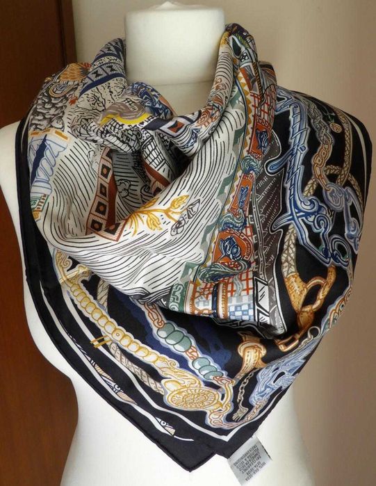 Apaszka Jedwabna Hermes twill silk