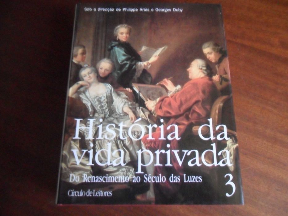 "HISTÓRIA DA VIDA PRIVADA" - 5 Volumes - Direcção de Philippe Ariès e Georges Duby - Edição de 1989 a 1991