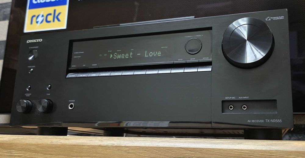 Onkyo TX-NR555 Amplituner kina domowego 7.2,Dolby Atmos WiFi Bluetooth