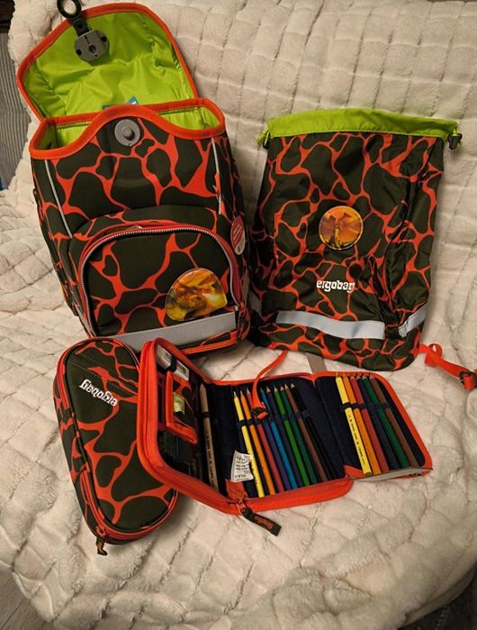 Ergonomiczny plecak Ergobag zestaw piórnik worek torba