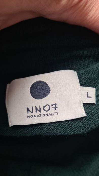 Golf 100% Wełna Wool wełniany. Butelkowa zieleń. Rozmiar L