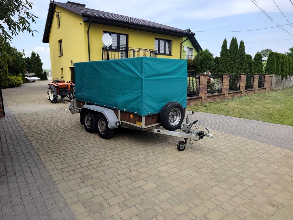 Przyczepa ANSSEMS 300m x 126m * DMC 2000KG * Zarejestrowana