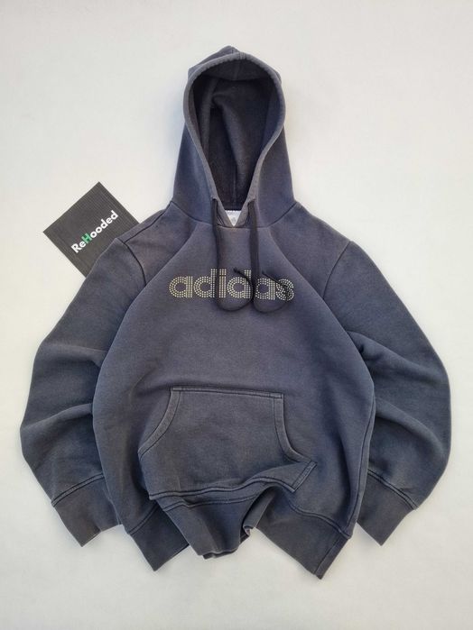 Czarna bluza z kapturem męska adidas Rozmiar M