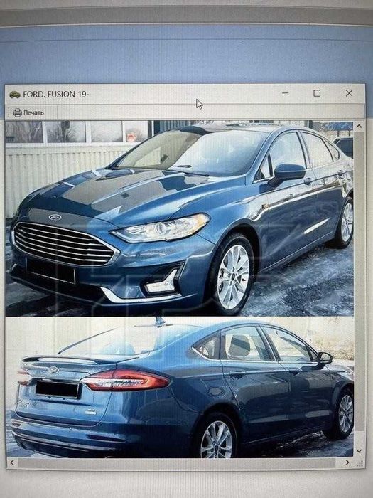Капот Ford Fusion Mondeo Запчасти Форд Фюжн 2016_17
