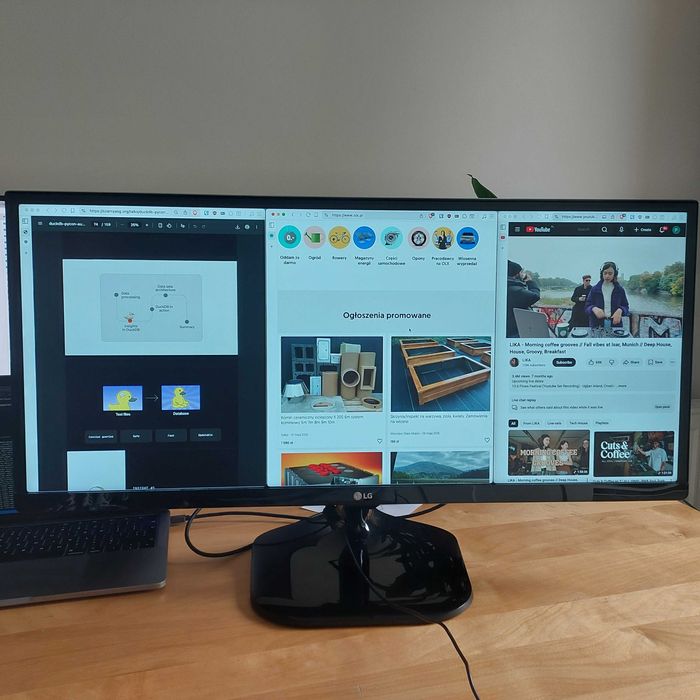 Monitor LG Ultrapanoramiczny 29" - duża przestrzeń robocza 21:9