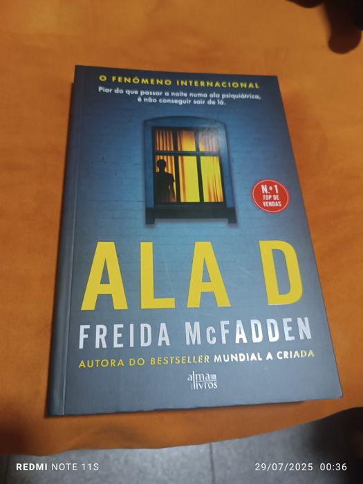 Livro NOVO ALA D da FREIDA McFADDEN autora do Bestseller Mundial a Cri