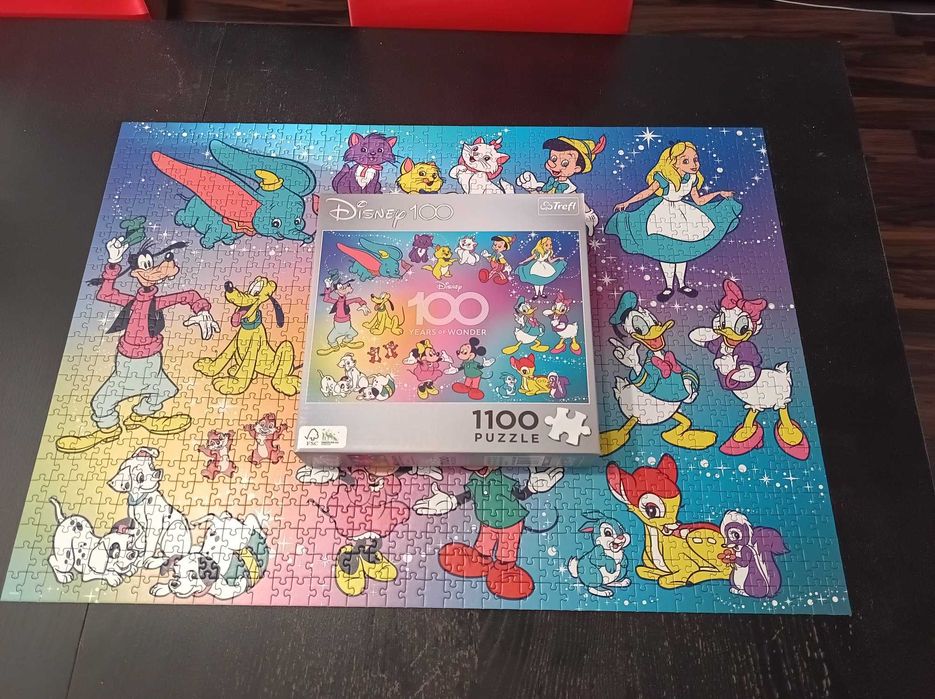 Puzzle Disney 100 4 sztuki
