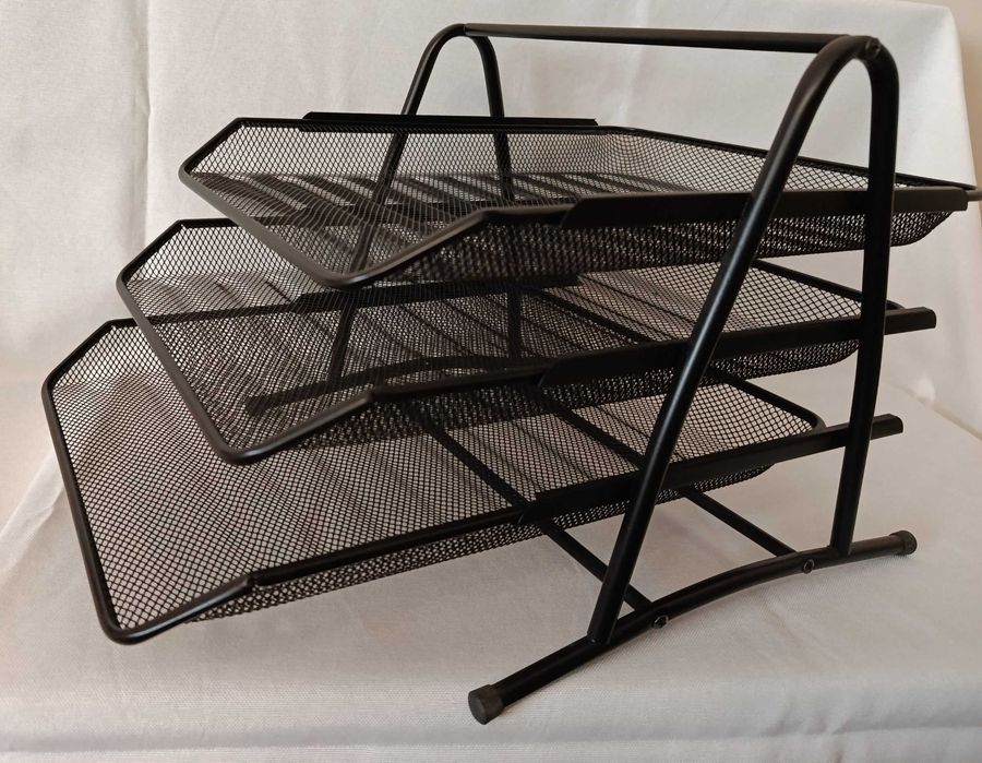Organizador de mesa de escritório com 3 gavetas